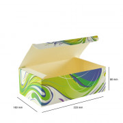 Donut- & pastrybox, 3,2L, 220 x 180 x 80 mm