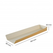 Baguette- of  hotdogbox XL , 85 x 330 x 30 mm