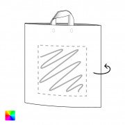 Plastic tas, 45 x 45 x 7,5 cm, 48 micron