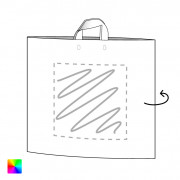 Plastic tas, 45 x 55 x 7,5 cm, 48 micron