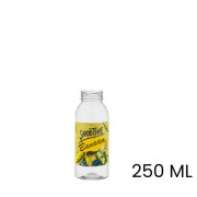 Sap & smoothie fles, bedrukt, rond, 250 ml