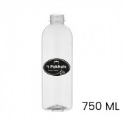 Sap & smoothie fles, bedrukt, rond, 750 ml
